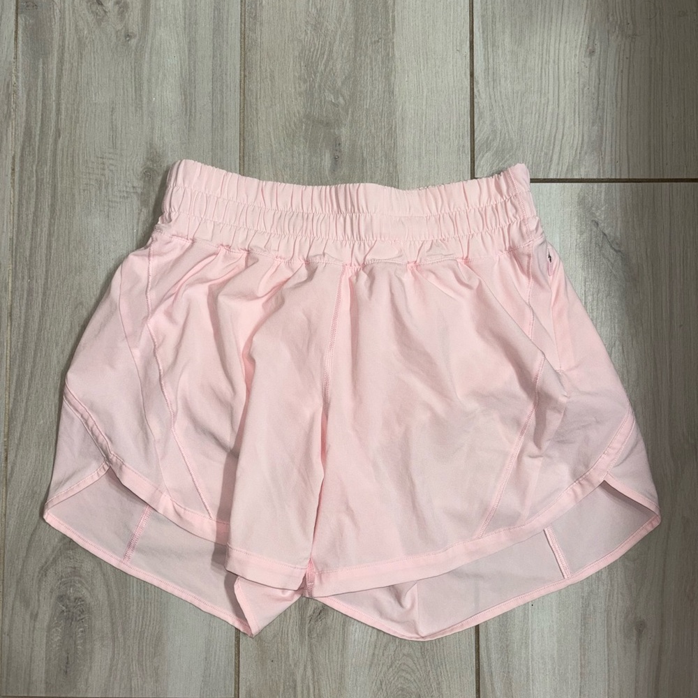 Lululemon Strawberry Milkshake Track That 5” Shorts